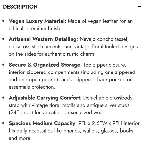 Montana West Western Messenger Bag - Picture 3 of 15